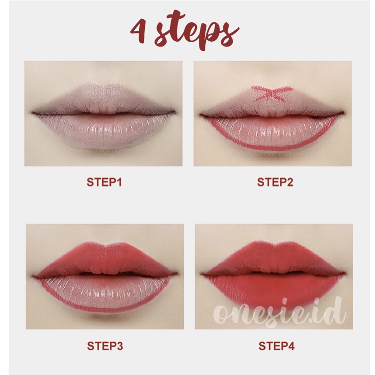 DNM Pensil Lipstik Matte Clay Lipstick Pencil Tahan Lama Long Lasting Rotate 19 Colour LA081