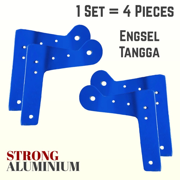 Jual Besi Engsel Tangga Lipat Aluminium // 1 set isi 4 buah l NEW2   1