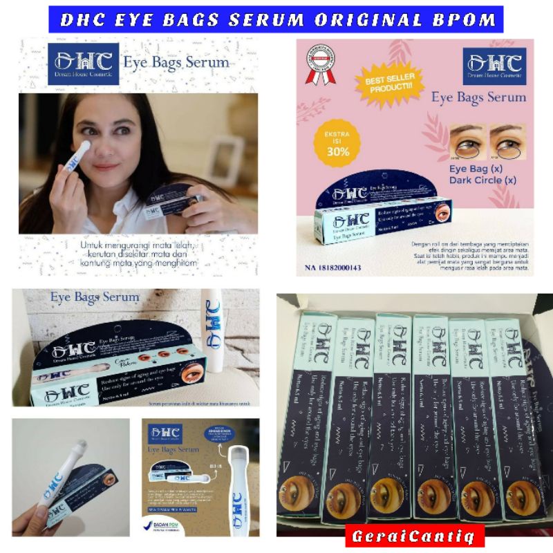 DHC EYE BAGS SERUM ORIGINAL - ROLL ON SERUM PENGHILANG KERUTAN DAN KANTUNG MATA