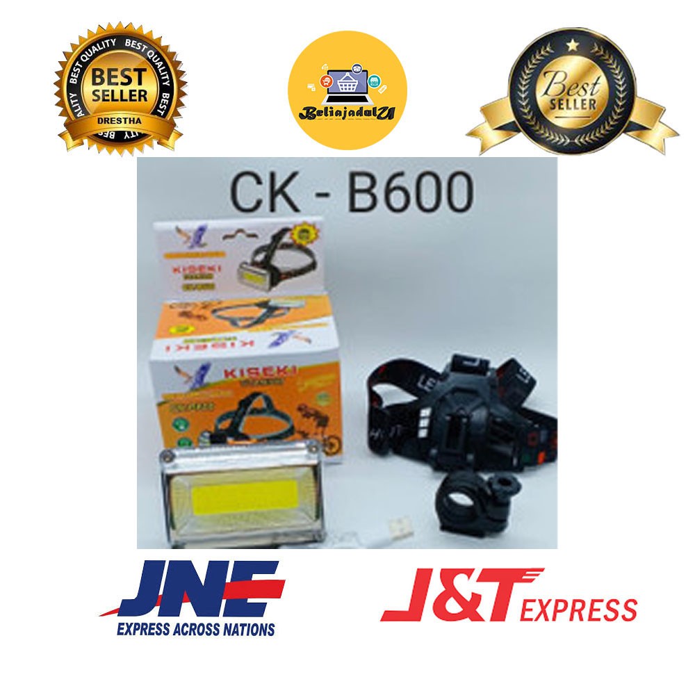 Beliajadulu88 senter kepala led Kiseki ck-b500 head lamp led B-600 50w