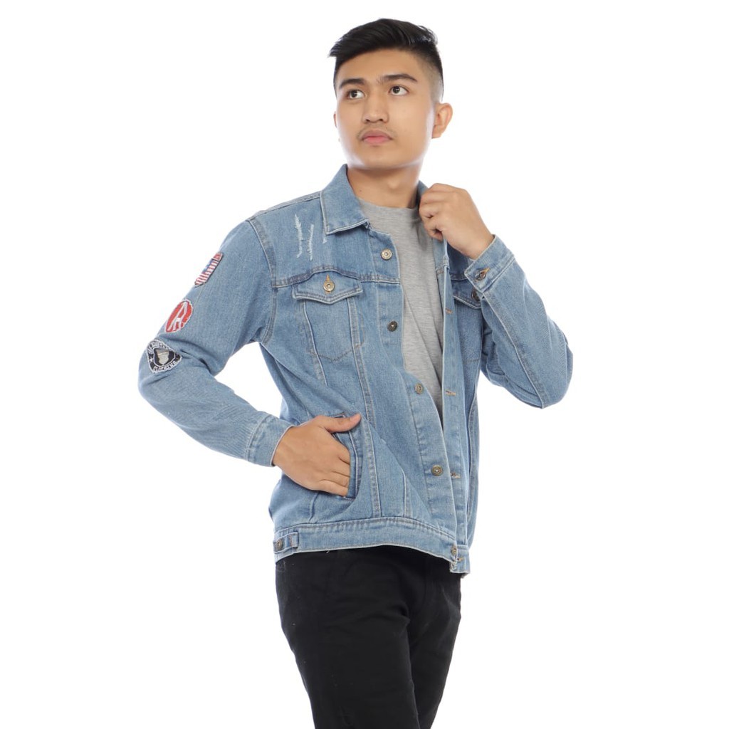 Jaket Jeans Pria /Jaket Denim  Jaket /Jeans Series Murah Terlaris