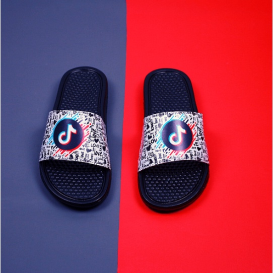 OBRAL MURAH..!! SANDAL SLIP ON WANITA PRIA TIXTOK