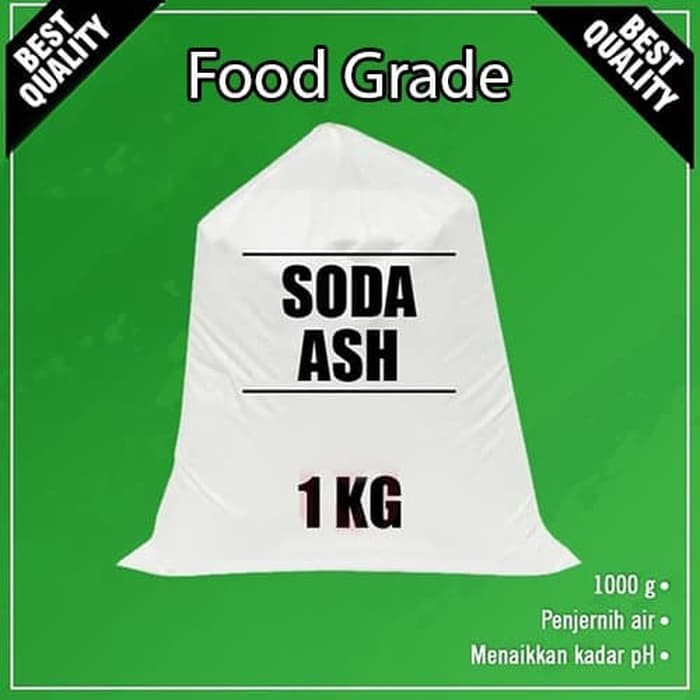 

Soda Ash Light Food Grade Premium / Natrium Karbonat / Sodium Karbonat 1 Kg