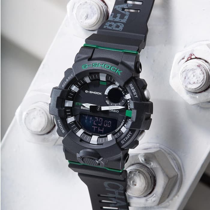 Jam Tangan Pria Casio G-Shock GBA-800 DG Black Green DAGGER Ori BM