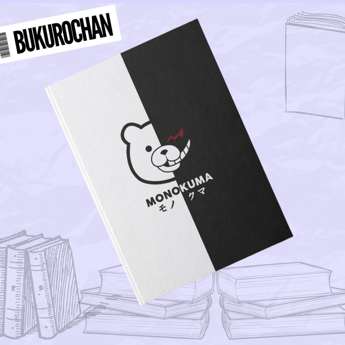 

Murah Notebook Hardcover Danganronpa Monokuma Anime Diary Jurnal Buku Catata Murah