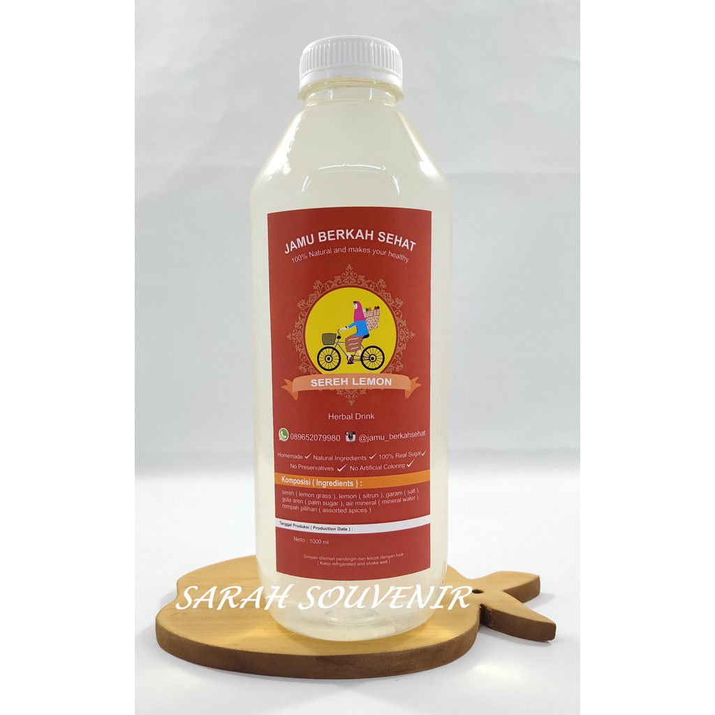 

Sereh Lemon 1000 ML Jamu Berkah Sehat