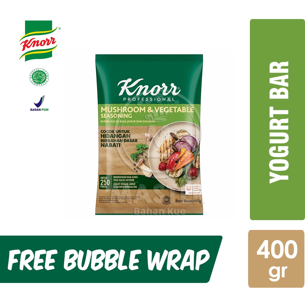 

Knorr Kaldu Jamur / Mushroom Vegetable Seasoning [400gr]