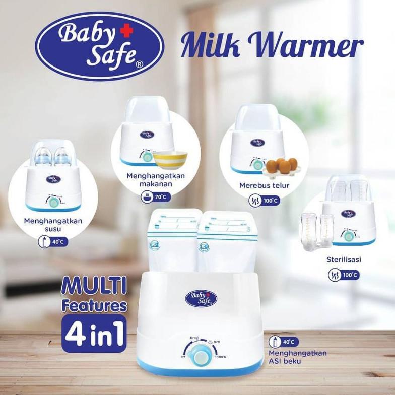 Lb216 Baby Safe  Babysafe Twin Bottle Warmer Sterilizer (Penghangat Susu Dan Makanan Bayi) / Alat St