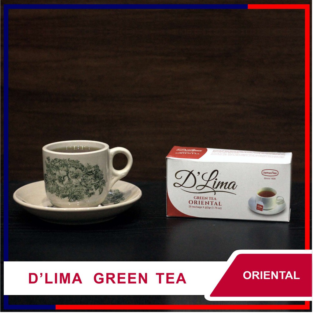 

Teh Celup Diet / Teh Green Tea Oriantal 25x2 Gram - DLima | BISA COD!!!