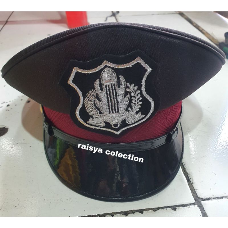 topi pet satpam terbaru / topi pet security terbaru