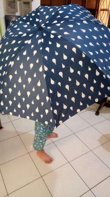 Jktumbrella / Payung Lipat 3 Dimensi Rintik Hujan / Grc - 3706