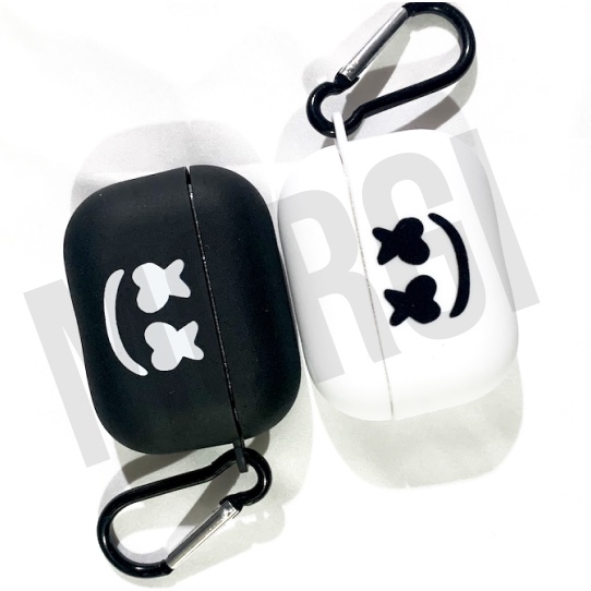 Case Airpods Pro Gen TPU Hypebeast Cover Black Hitam Polos Silikon Soft inPods 13 Karakter Hype