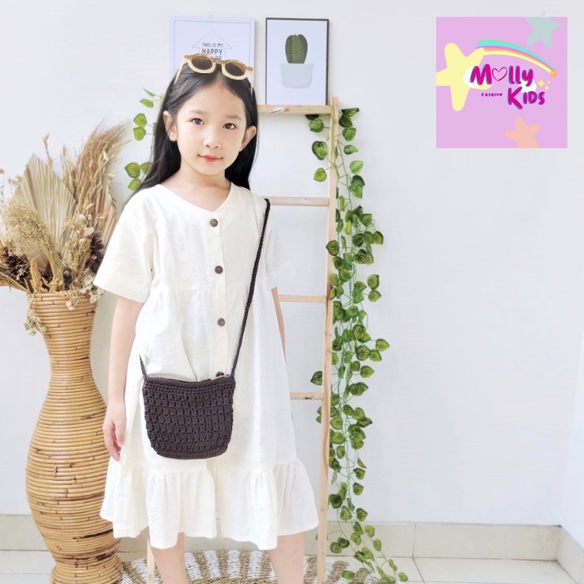 DRESS IYONA/DRESS ANAK/DRESS LINEN