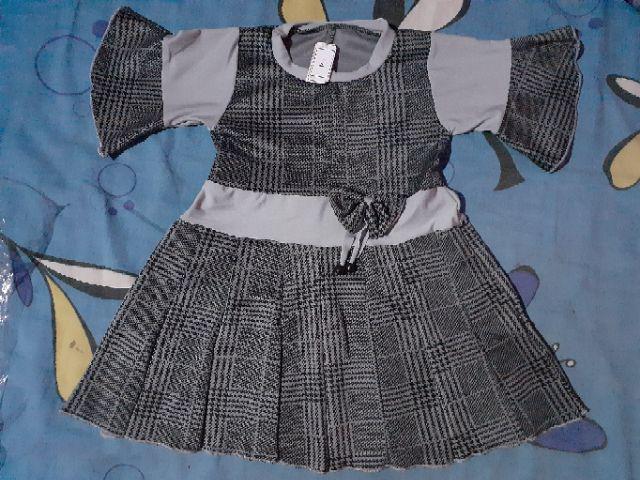 Baju Aurell Uk Bayi - 6 Tahun / Dress Anak Lengan Atasan Perempuan Dres Bunga Cutbray Blouse Batik