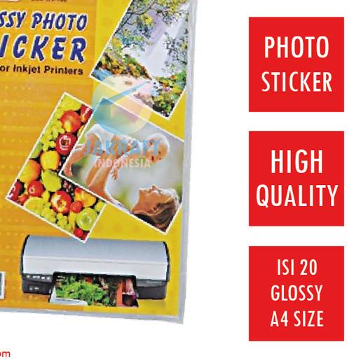 

Kertas Foto Stiker A4 JOYKO 160 Gram Gsm Glossy Photo Paper Sticker