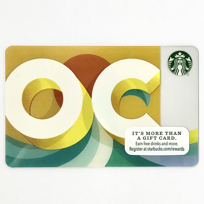 Orange County OC Starbucks Card Kartu US City 2016 Giftcard USA