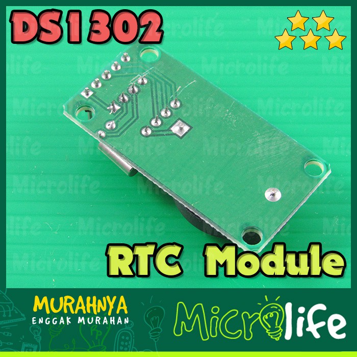 DS1302 REAL TIME CLOCK MODULE RTC DS-1302 BATTERY