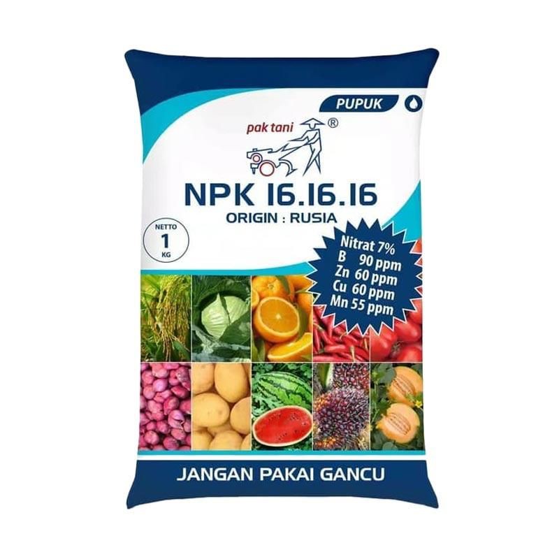 Pupuk NPK 16 Pak Tani kemasan 1Kg