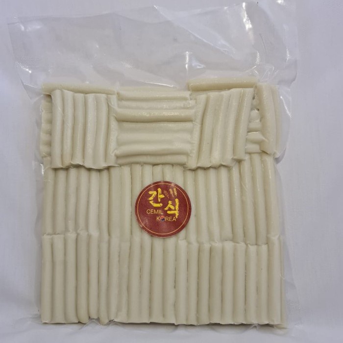 

Instant-Camilan- Topoki / Toppoki / Tteokbokki / Topokki / Rice Cake 1 Kg Jajanan Korea -Camilan-