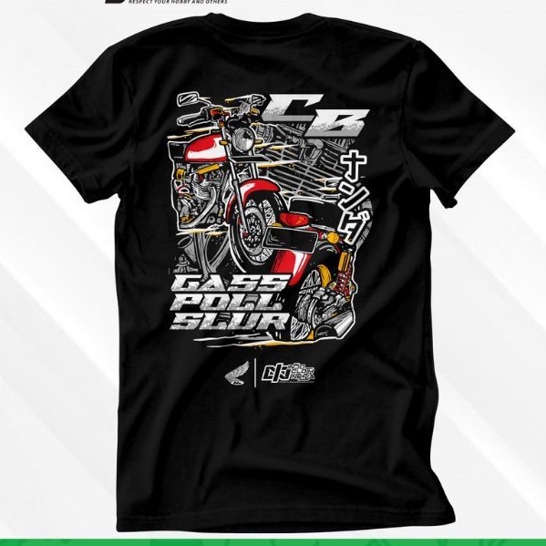 KAOS HONDA CB RAIDER GASS POLL SLUR / HONDA GANK / ZONA CB NYEBE DISTRO