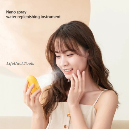 New [ORIGINAL/OEM] [ON SALE] Cute Mini Nano Face Steamer 2021 35ML Spray Mist Sprayer MDL-Q801