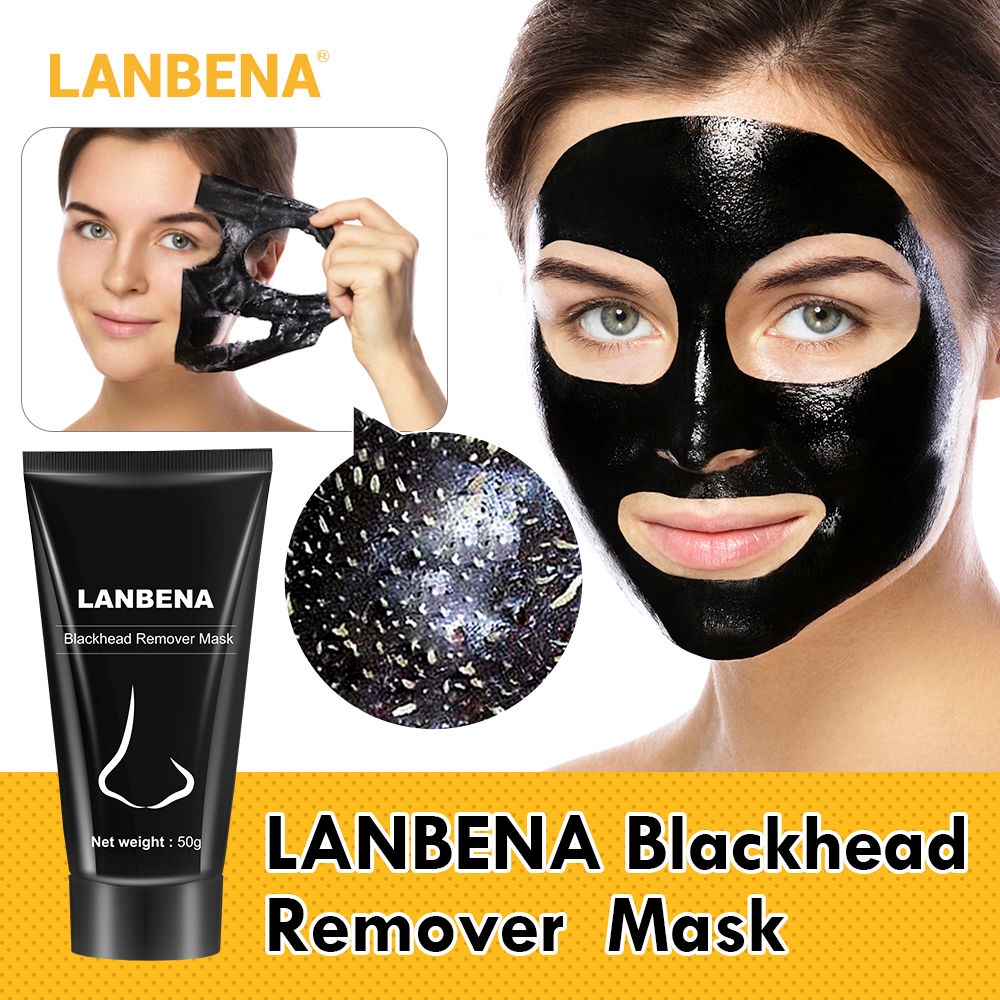 Jual LANBENA Blackheads Remover Mask Blemishes Nose Peel Off Mask Mud