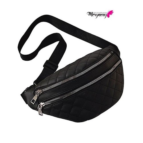 Waistbag Selempang Wanita Polos Empuk Waisbag Tas Slempang Cewek Murah Sling Bag Dada Depan Westbag Wasbag Korean Style-3
