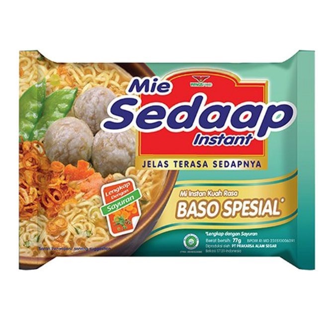 

Mie Sedaap Kuah Rasa Baso Spesial 77 gr