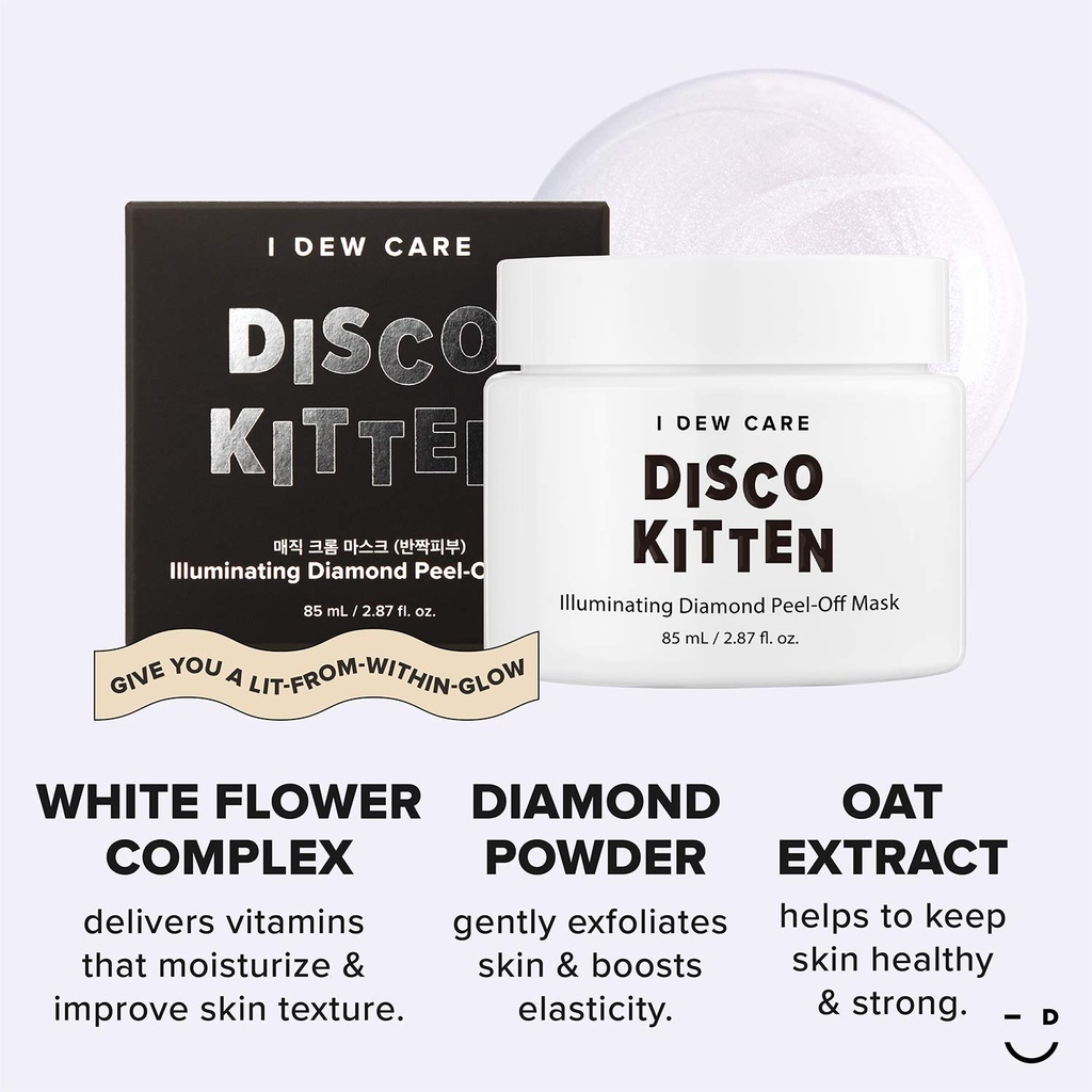 I DEW CARE DISCO | SUGAR | SPACE KITTEN PEEL OFF MASK | MINI MEOW TRIO