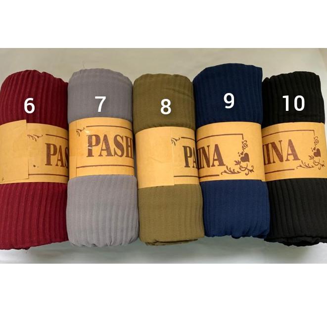 ۞ Pashmina Pleated Plisket Heavy Chiffon import ❈