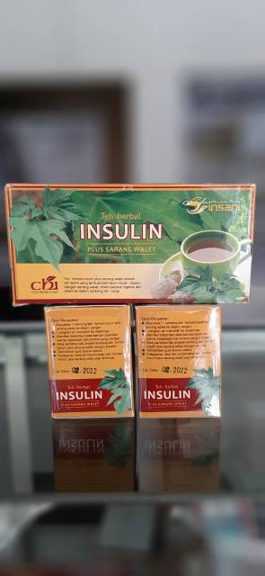 TEH INSULIN - Teh Herbal INSULIN SARANG WALET 20bag - Teh Celup Insulin Plus Sarang Walet