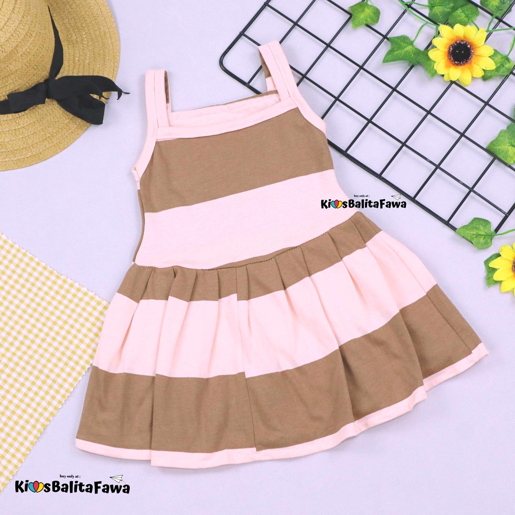 Dress Meymey uk 1-2 Tahun / Anak Perempuan Adem Baju Cewek Dres Daster Murah Branded Yukensi Bayi babycinnamon