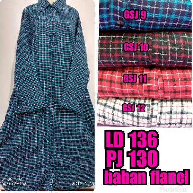 Gamis flanel super jumbo/gamis flanel jumbo/gamis jumbo/long dres jumbo/gamis kotak jumbo/maxi jumbo