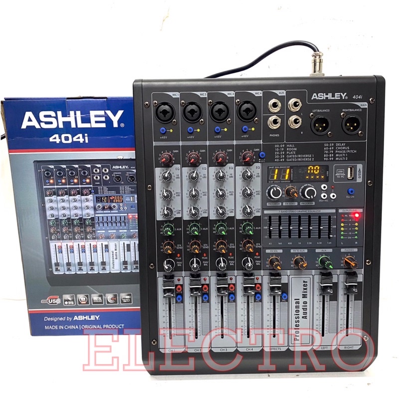 ESHOP- mixer audio ashley 404i original 4channel 24bit 99dsp