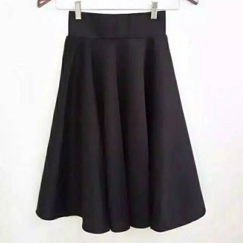 Rok korean style bahan scuba premium - Mini rok korea styl