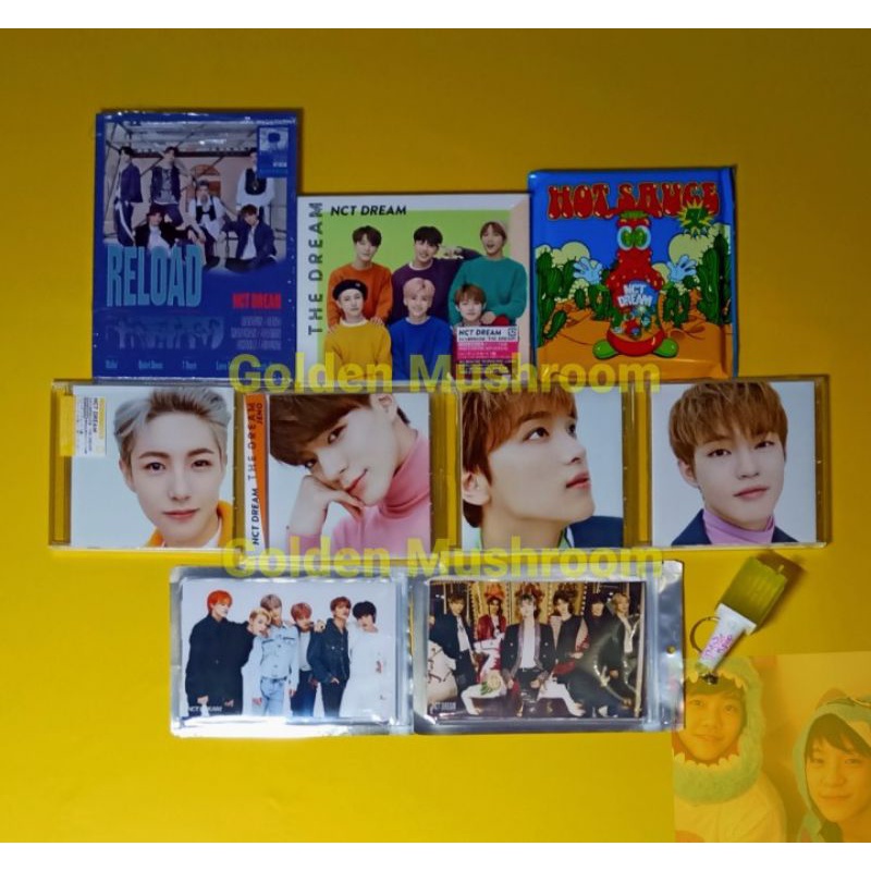 NCT the dream album jewel reload japan renjun jaemin jeno haechan jisung chenle set we boom photoset