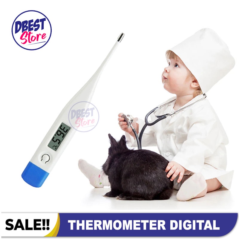 Bisa COD - Termometer Digital /Thermometer -  Akurat Pengukur Suhu Tubuh Orang Dewasa Anak dan Bayi