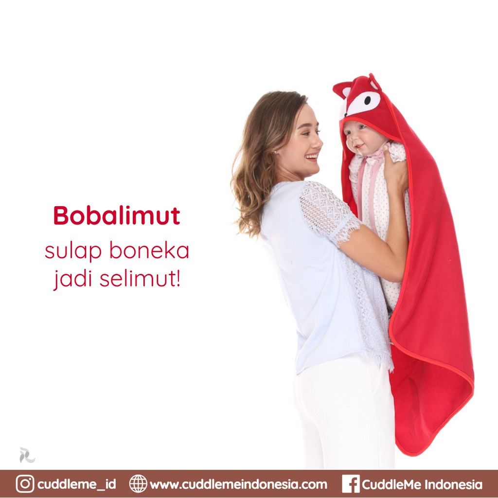 (BISA COD) Cuddle Me Bobalimut Boneka Bantal Selimut Kado Lahiran CuddleMe