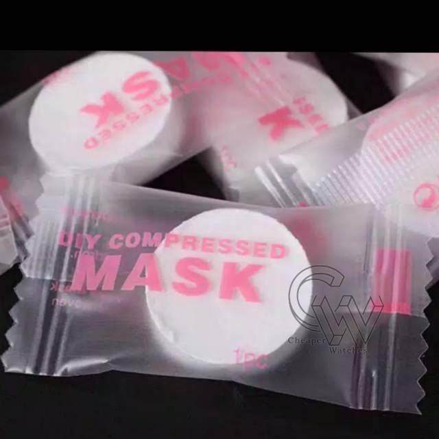 Cheaper-DIY Compressed Mask 10pcs Masker Kompres Masker Permen Termurah