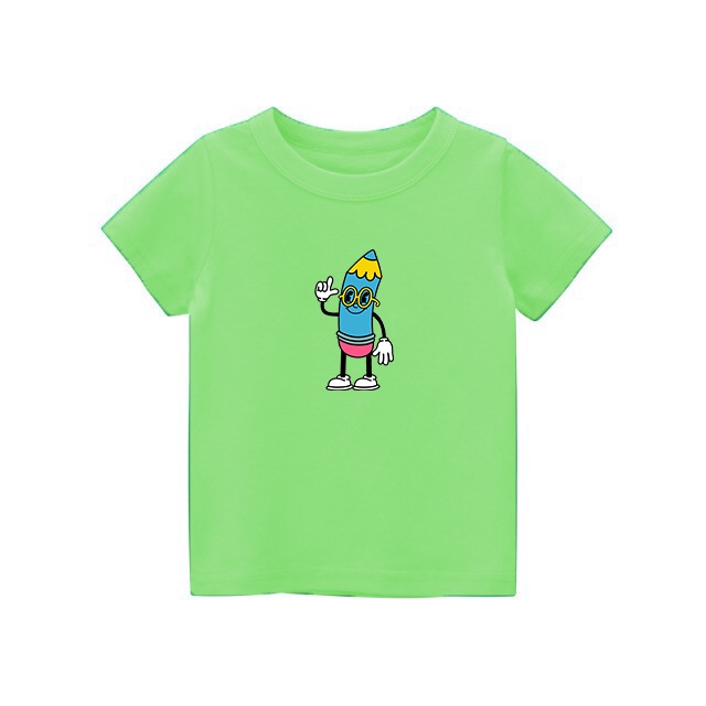 Kaos anak MR.Pencil T-shit untuk umur 1-8 tahun