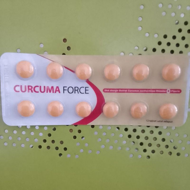 CURCUMA Force Tablet (Memperbaiki, Menambah Nafsu Makan &amp; Memelihara Fungsi Hati)