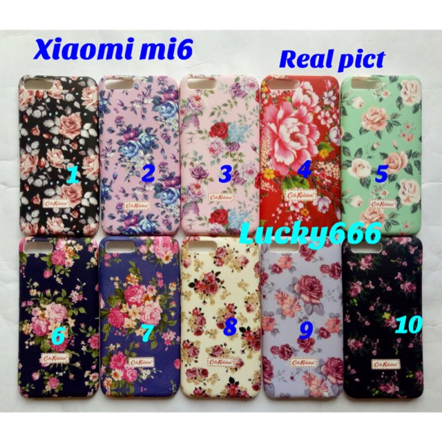 Soft case flower xiaomi mi6 silikon bunga xiaomi redmi mi6 mi 6