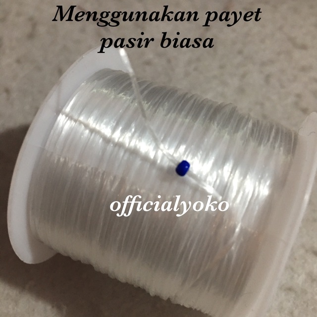 Senar Karet Jepang Elastis/roll (ukuran ada di gambar)