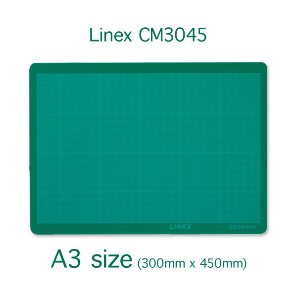 

Linex cutting mat 300x450mm warna hijau - ref.4804