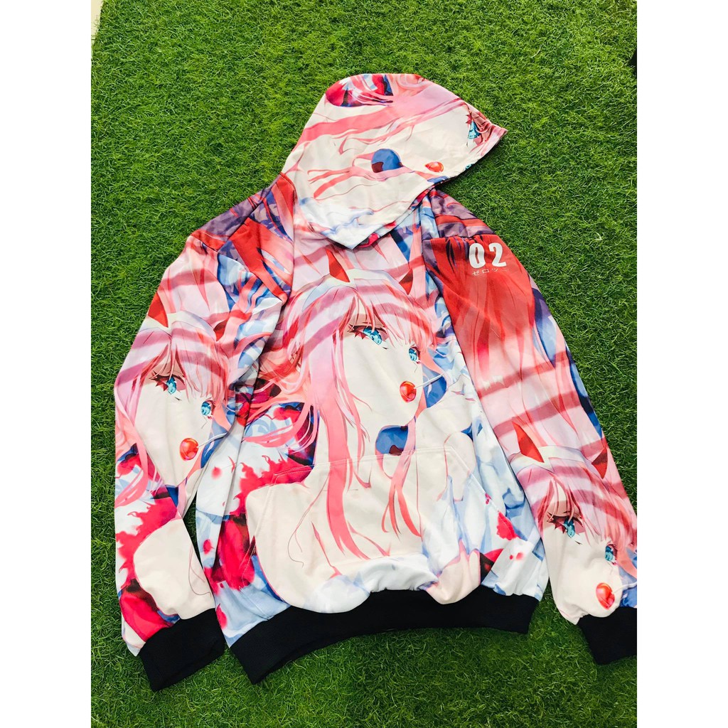 Hoodie Zero Two Lolipop Fullprint Adidaspoly