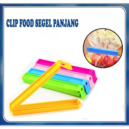 Clip Food Penjepit Plastik Bungkus Makanan Klip Sealing Snack Sealer Segel Jepit Ringan Cemilan Food Sealing Clip Penutup Makanan Anti Alot