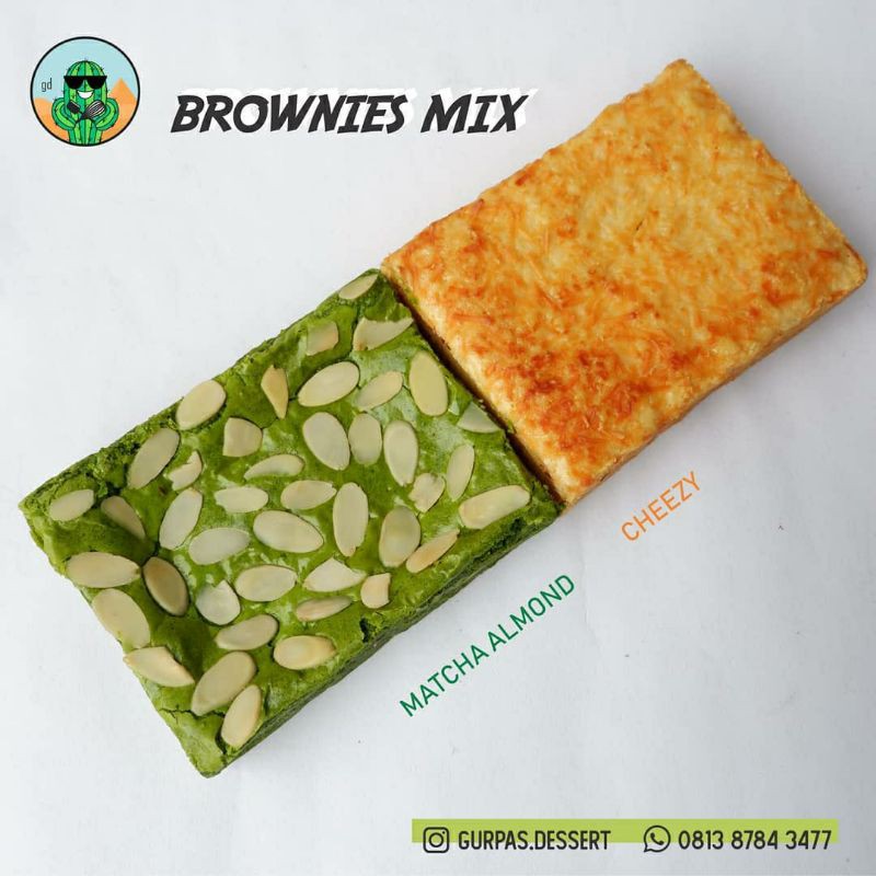 

Mix 2 Flavors Brownies