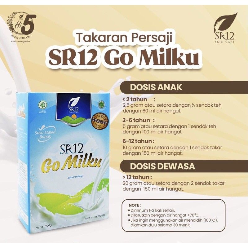 

Susu kambing etawa SR12