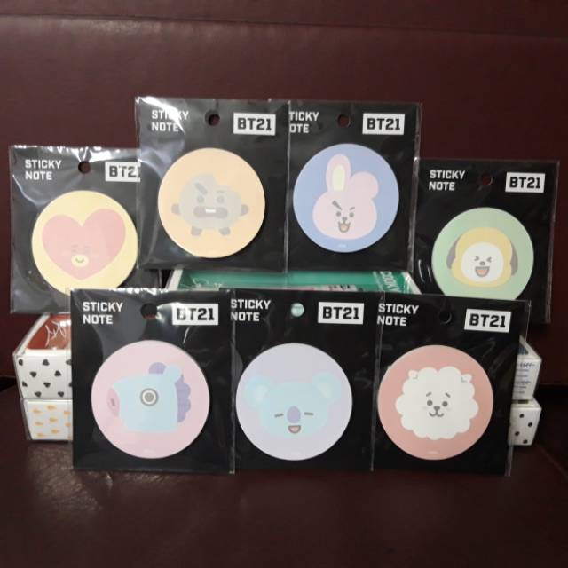 

OffBT21 x BTS Sticky Note Bulat