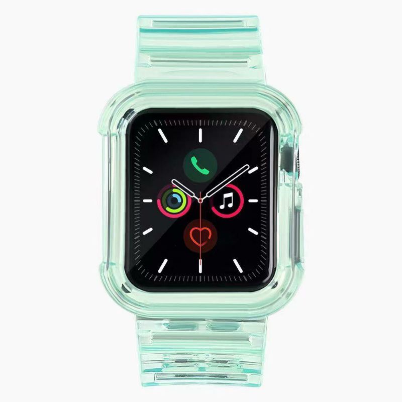 Strap Apple Watch Series SE 6/5/4/3/2/1 Transparan Warna Bisa Berubah